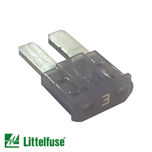 0327003.UXS Littelfuse MICRO2 Blade Fuse 3 Amp (FB2M.3) Pack of 10